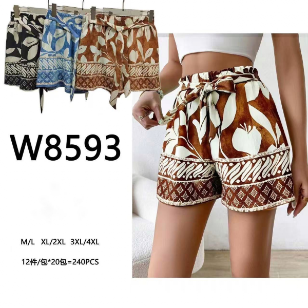 Szorty damskie Roz M-4XL, Mix Kolor Paczka 12 szt