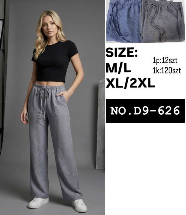 Spodnie damskie Roz M/L-XL-2XL, Mix Kolor Paczka 12 szt