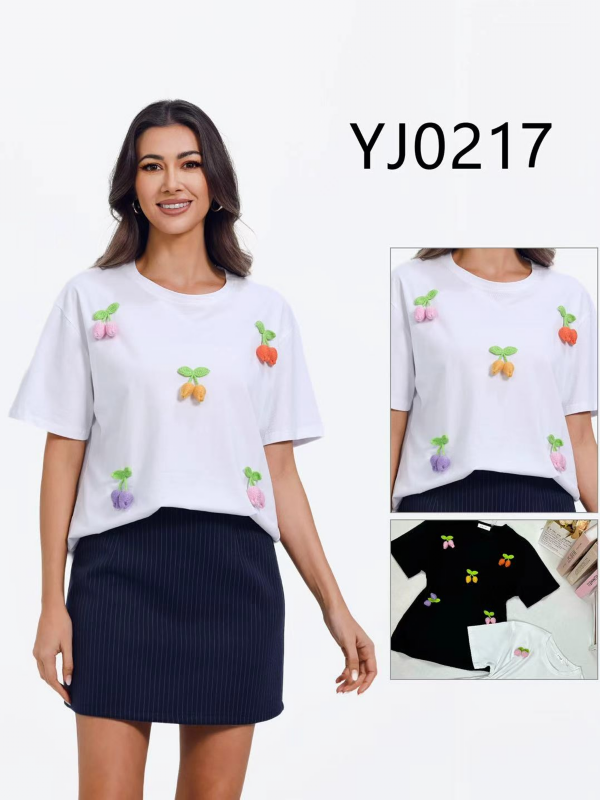 Bluzki damskie Roz Standard, Mix Kolor Paczka 10 szt