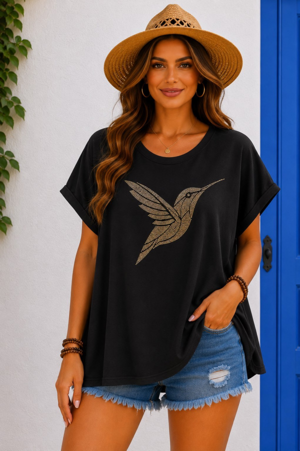 Bluzki damskie (Polska produkt ) Roz XS-XL, 1 Kolor Paczka 5 szt