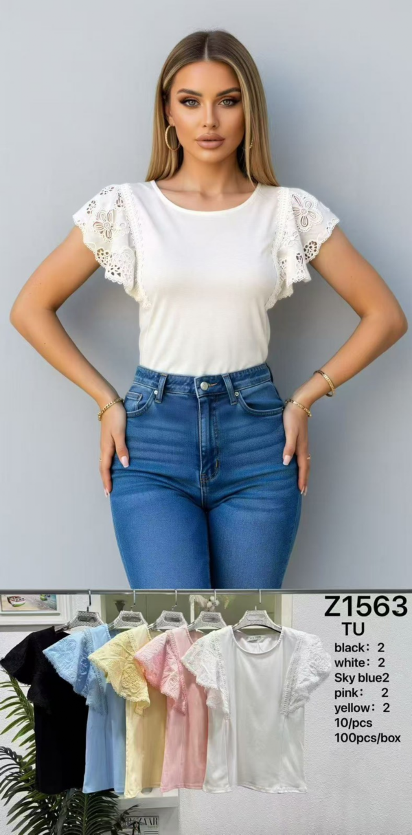 Bluzki damskie Roz Standard, Mix Kolor Paczka 10 szt