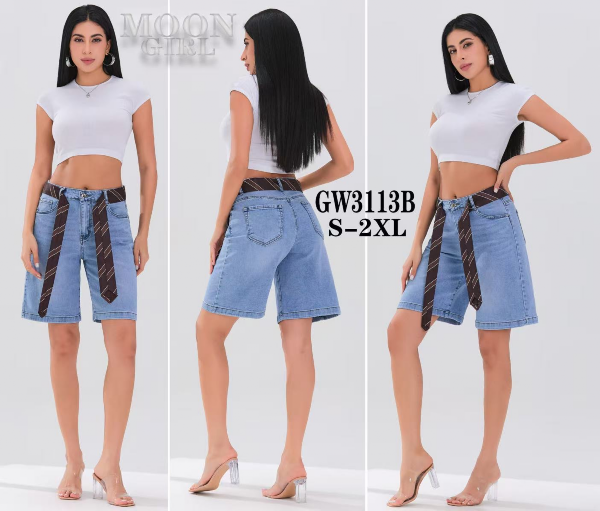 Rybaczki damskie jeans  Roz S-2XL, 1 Kolor .Paczka 10 szt