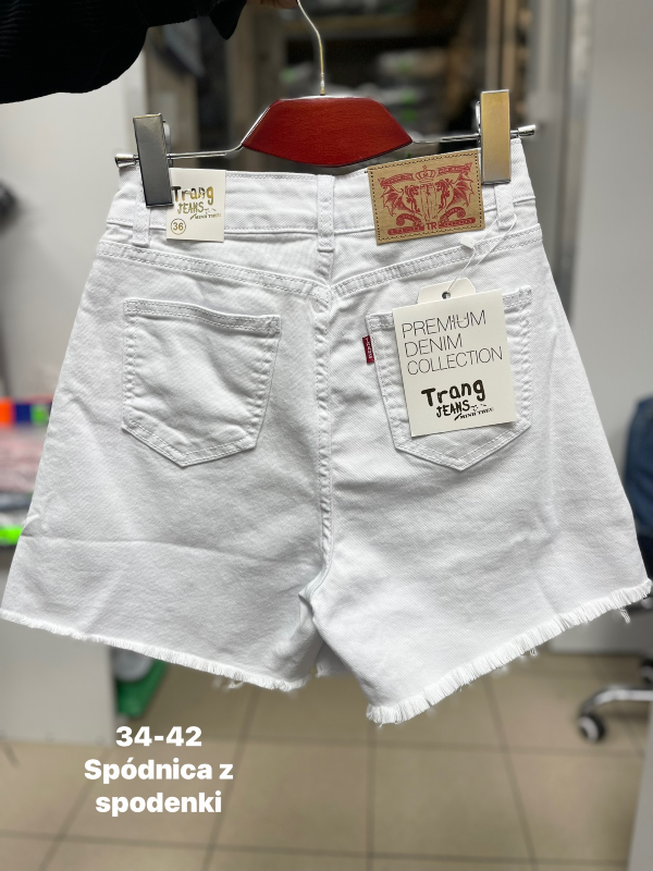 Szorty damskie jeans Roz 34-42, 1 Kolor .Paczka 12 szt