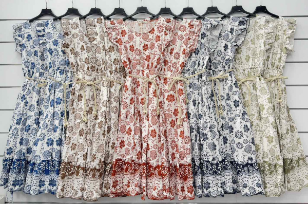 Sukienki damskie (Włoskie produkt) Roz Standard, Mix Kolor Paczka 5 szt