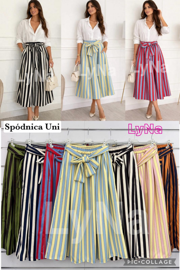 Spódnice  damskie (Włoskie produkt) Roz Standard, Mix Kolor Paczka 5 szt