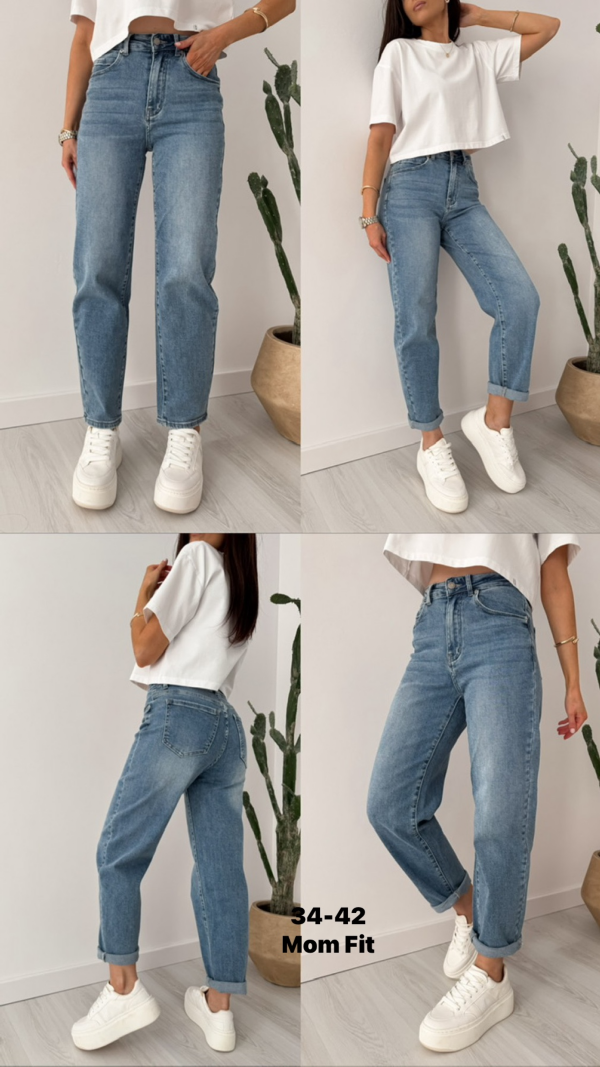 Spodnie damskie jeans Roz 34-42, 1 Kolor .Paczka 10 szt 1