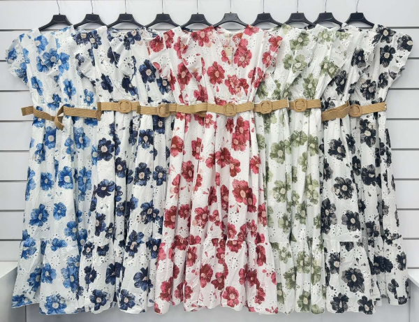 Sukienki damskie (Włoskie produkt) Roz Standard, Mix Kolor Paczka 5 szt