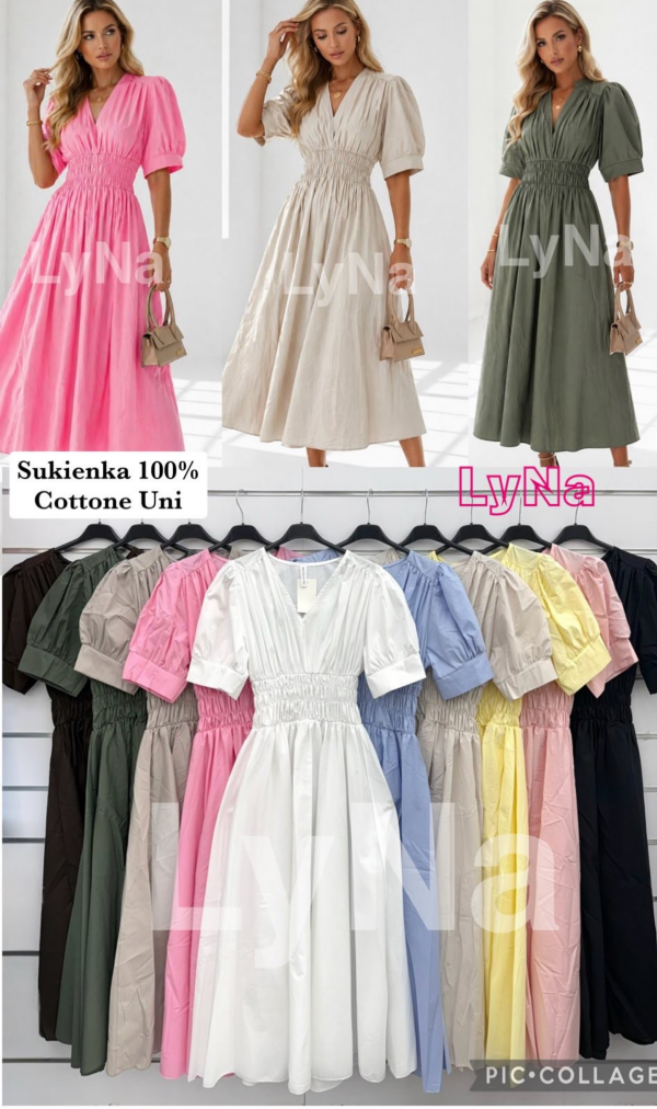 Sukienki damskie (Włoskie produkt) Roz Standard, Mix Kolor Paczka 5 szt