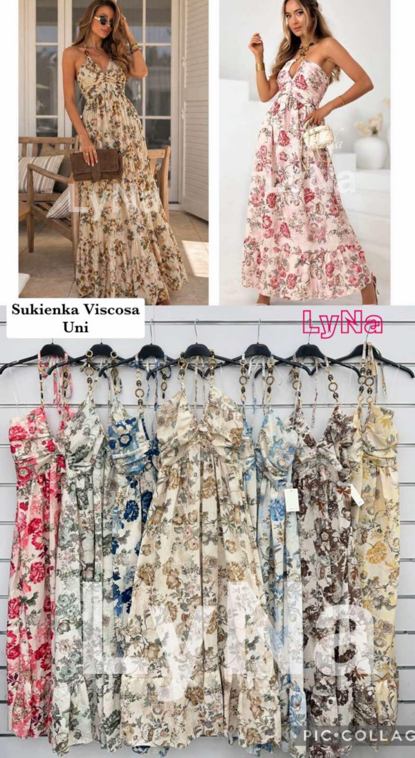 Sukienki damskie (Włoskie produkt) Roz Standard, Mix Kolor Paczka 5 szt