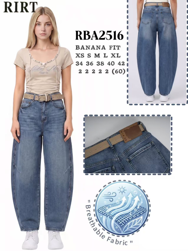 Spodnie damskie jeans Roz XS-XL, 1 Kolor .Paczka 10 szt 1