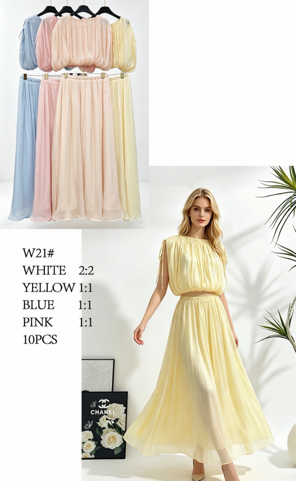Sukienki damskie Roz Standard, Mix Kolor Paczka 10 szt