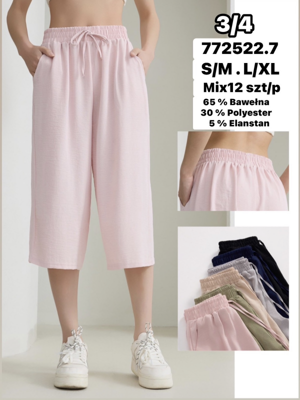 Spodnie damskie Roz S/M-L/XL , Mix Kolor Paczka 12 szt