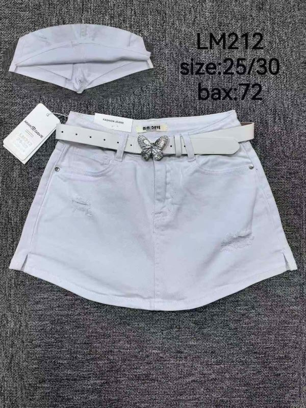 Szorty damskie jeans Roz 25-30, 1 Kolor Paczka 12 szt