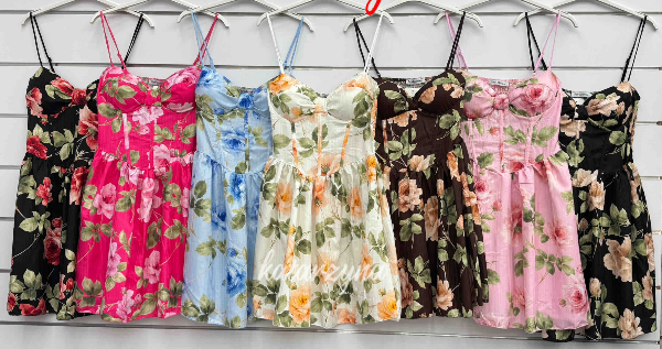 Sukienki damskie (Włoskie produkt) Roz Standard, Mix Kolor Paczka 5 szt