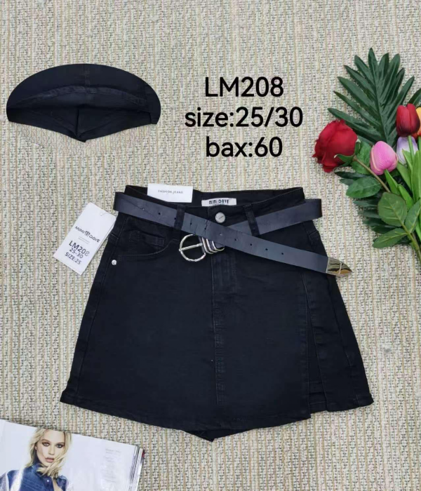 Szorty damskie jeans Roz 25-30, 1 Kolor Paczka 12 szt