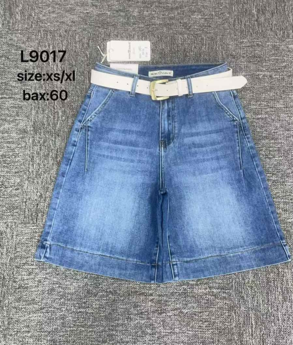 Rybaczki damskie jeansy Roz XS-XL, 1 Kolor Paczka 12 szt