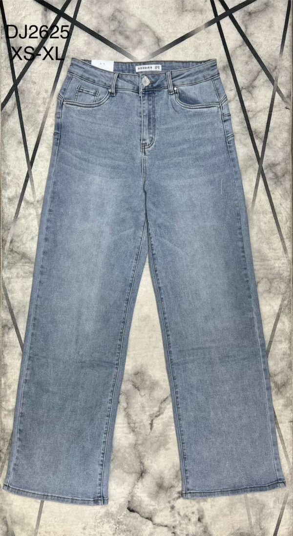 Spodnie damskie jeans Roz XS-XL, 1 Kolor Paczka 10 szt