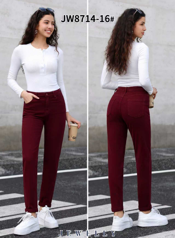 Spodnie damskie jeans Roz XS-XL, 1 Kolor Paczka 10 szt