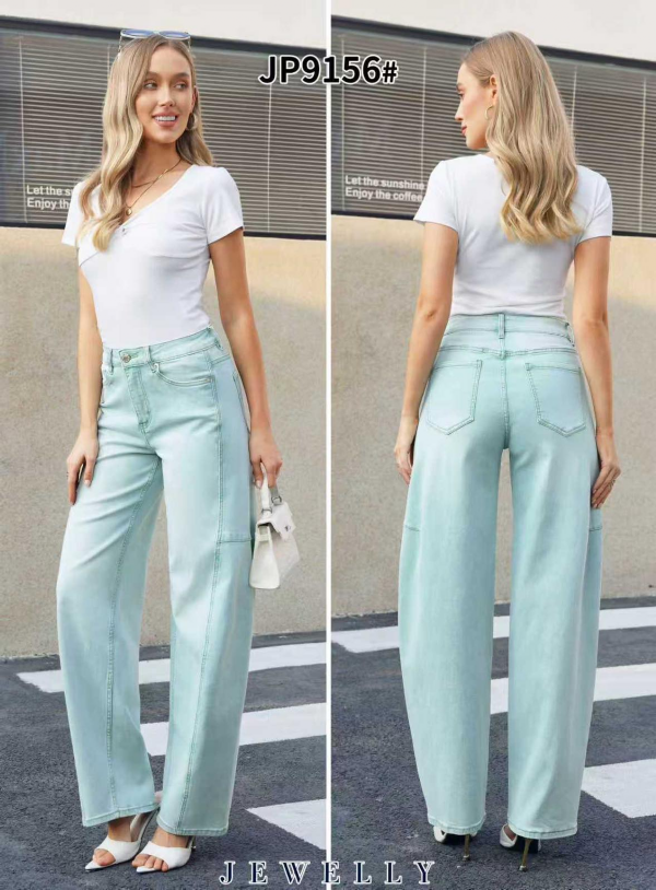 Spodnie damskie jeans Roz XS-XL, 1 Kolor Paczka 10 szt