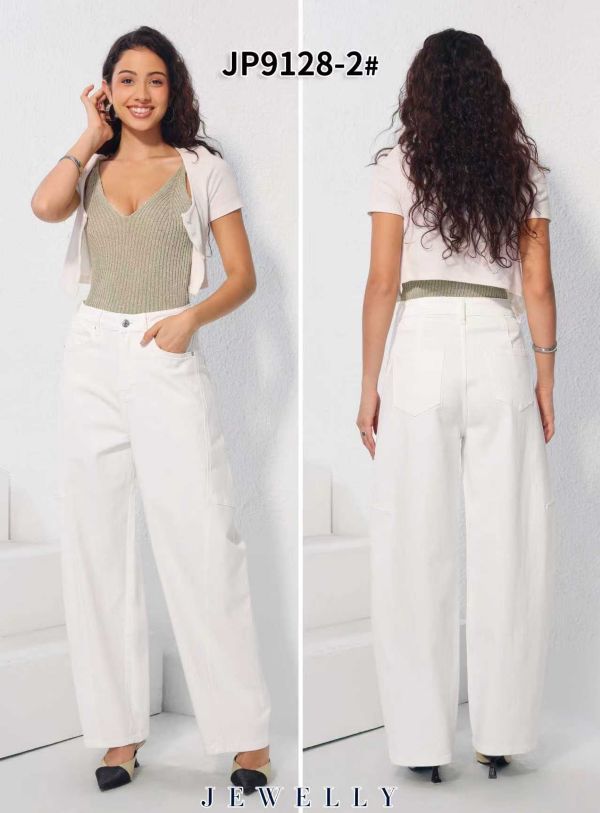 Spodnie damskie jeans Roz XS-XL, 1 Kolor Paczka 10 szt