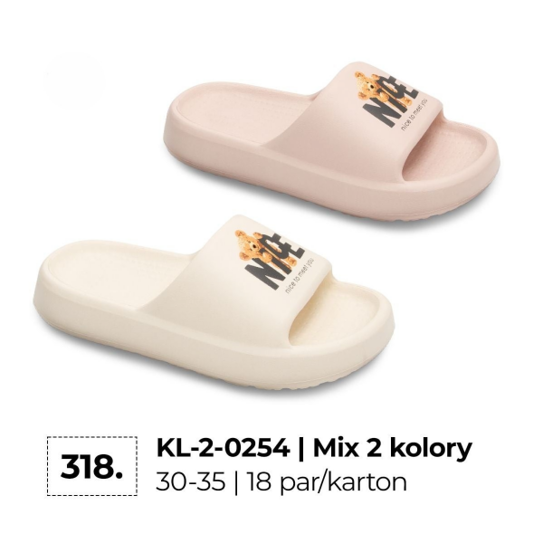 Klapki damskie Roz 30-35 / 18 par