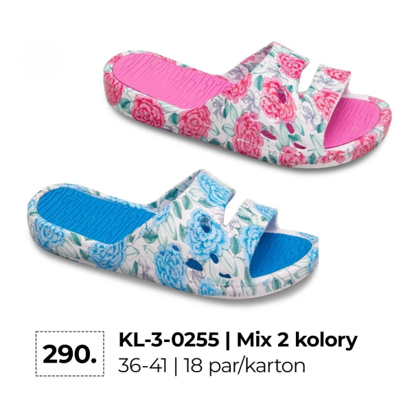 Klapki damskie Roz 36-41 / 18 par