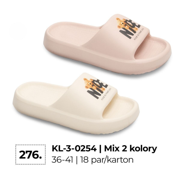 Klapki damskie Roz 36-41 / 18 par