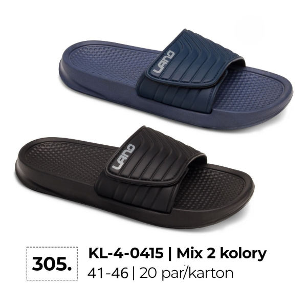 Klapki Męskie Roz 41-46 / 18 par