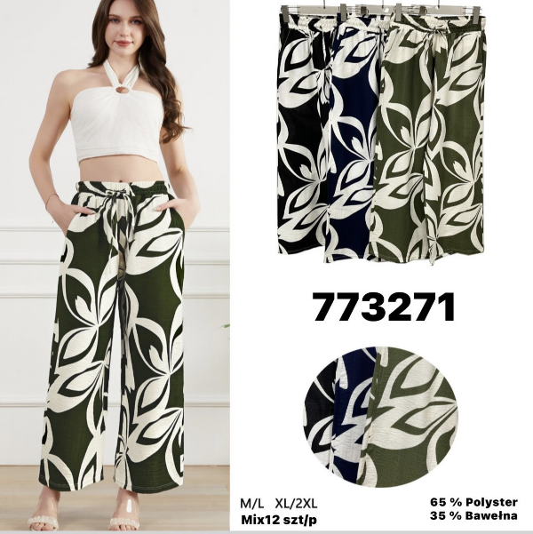 Spodnie damskie Roz M/L-XL-2XL, Mix Kolor Paczka 12 szt