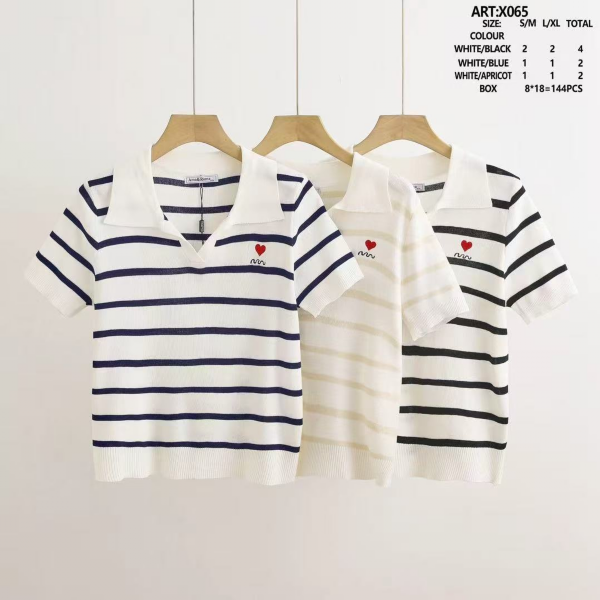 Bluzki damskie Roz S/M-M/L, Mix Kolor Paczka 8 szt
