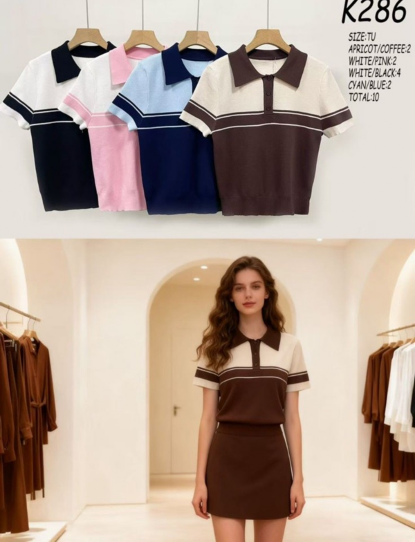 Bluzki damskie Roz S/M-M/L, Mix Kolor Paczka 10 szt