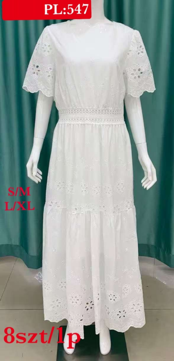 Sukienka damska Roz S/M-L/XL , 1 Kolor Paczka 8 szt
