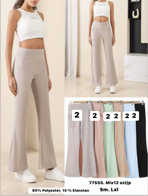 Leginsy damskie Roz S-XL , Mix kolor Paczka 12 szt