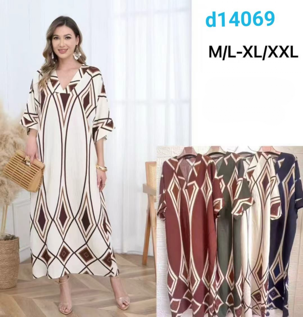 Sukienki damskie Roz M/L-XL-2XL, Mix Kolor Paczka 12 szt 1