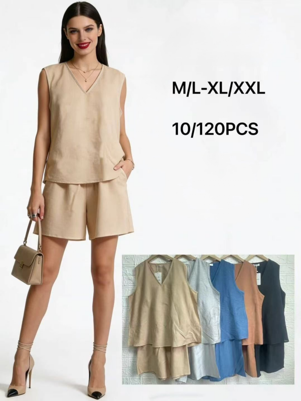 Komplet damskie Roz M/L-XL-2XL, Mix Kolor Paczka 12 szt