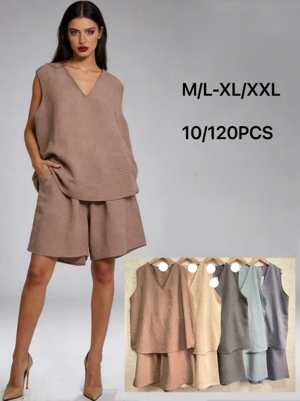 Komplet damskie Roz M/L-XL-2XL, Mix Kolor Paczka 12 szt