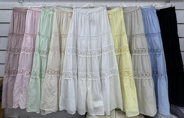 Spódnice damskie (Włoskie produkt) Roz Standard, Mix Kolor Paczka 5 szt 1