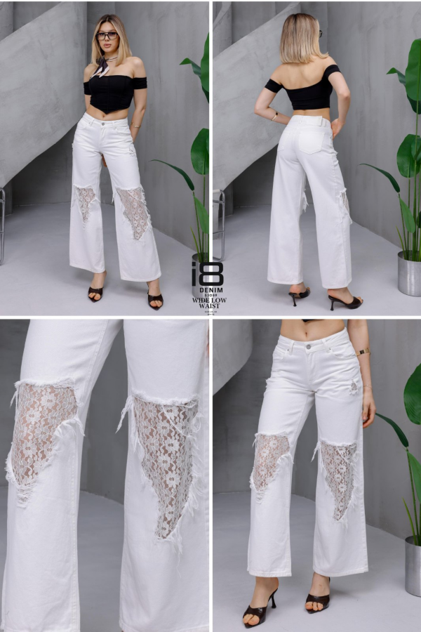 Spodnie damskie jeans Roz 25-30, 1 Kolor Paczka 10 szt