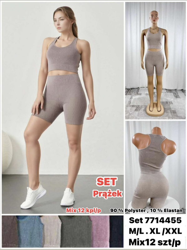 Komplet damskie Roz S/M-L/XL , 1 Kolor Paczka 12 szt