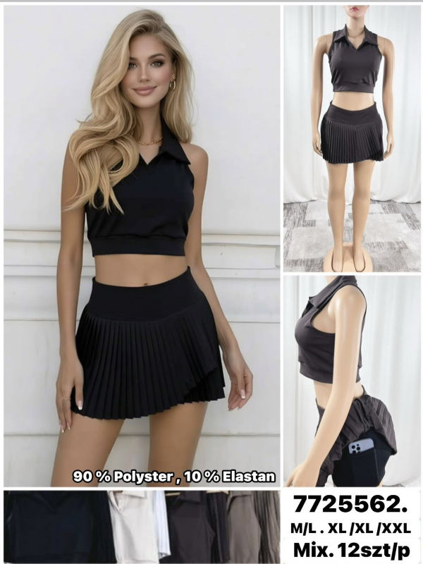 Komplet damskie Roz M/L-XL-2XL, 1 Kolor Paczka 12 szt