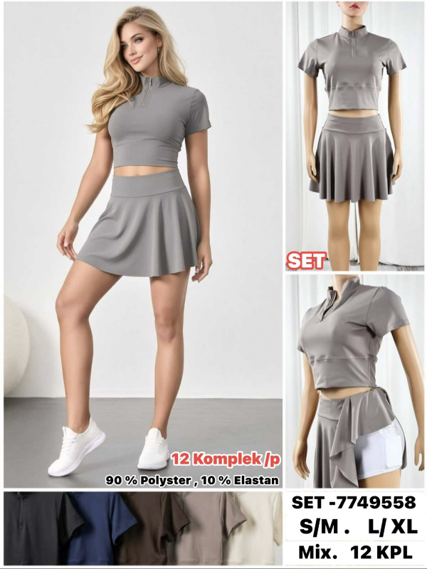 Komplet damskie Roz S/M-L/XL , 1 Kolor Paczka 12 szt