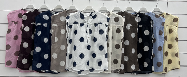 Bluzki damskie (Włoskie produkt) Roz Standard, Mix Kolor Paczka 5 szt
