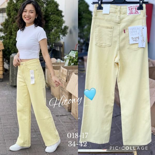 Spodnie damskie jeans Roz 34-42, 1 Kolor Paczka 10 szt