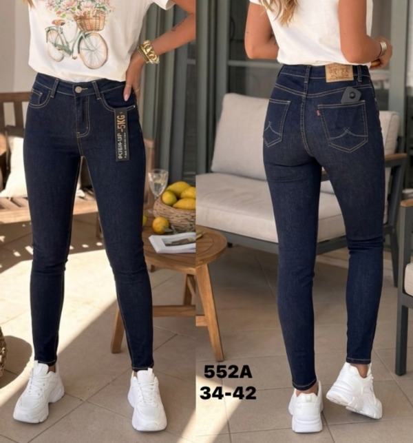 Spodnie damskie jeans Roz 34-42, 1 Kolor Paczka 10 szt