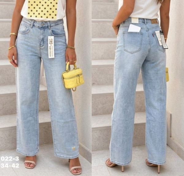 Spodnie damskie jeans Roz 34-42, 1 Kolor Paczka 10 szt