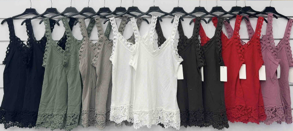 Bluzki damskie (Włoskie produkt) Roz Standard, Mix Kolor Paczka 5 szt