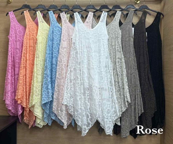 Sukienki damskie (Włoskie produkt) Roz Standard, Mix Kolor Paczka 5 szt