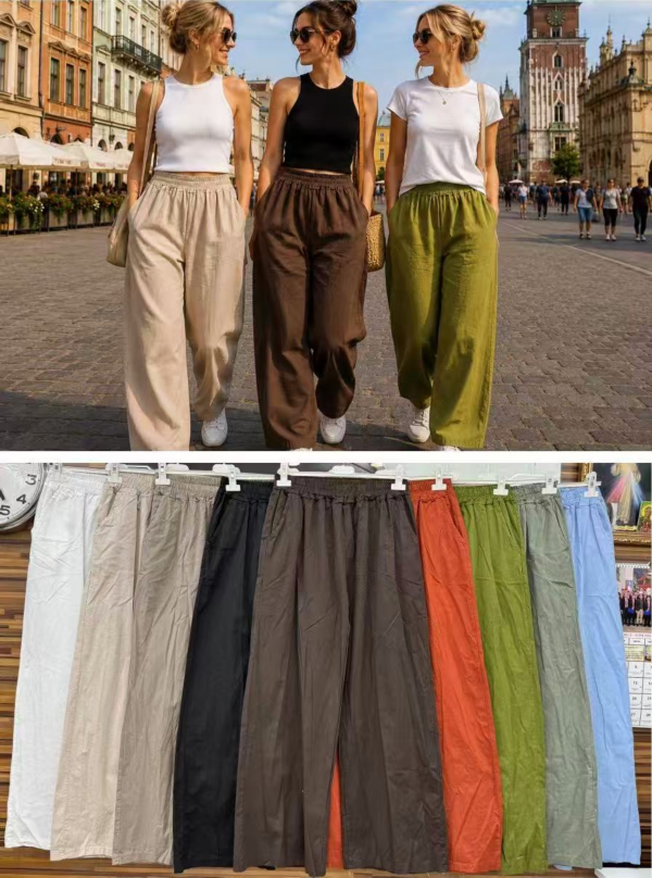 Spodnie damskie (Włoskie produkt) Roz Standard, Mix Kolor Paczka 5 szt