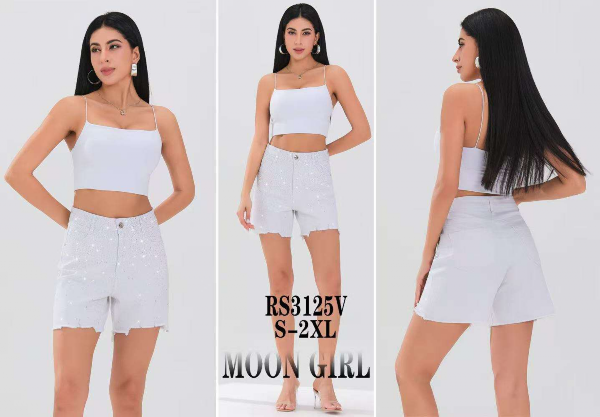 Rybaczki damskie jeansy Roz S-2XL, 1 Kolor Paczka 12 szt