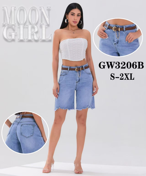 Rybaczki damskie jeansy Roz S-2XL, 1 Kolor Paczka 12 szt